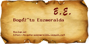 Bogáts Eszmeralda névjegykártya
